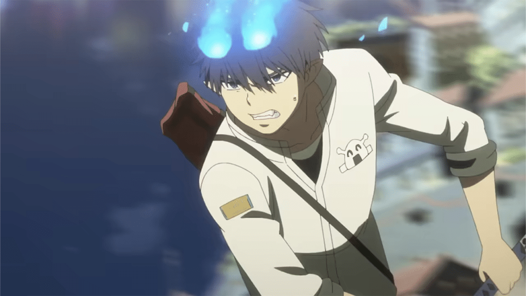 Scene from Blue Exorcist