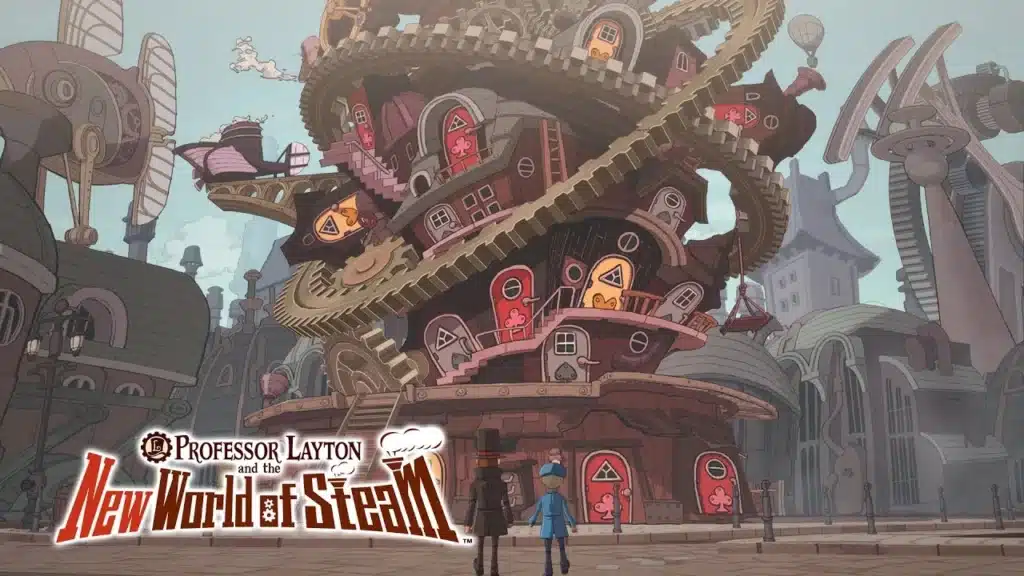 professor layton und die neue welt des dampfes gameplay trailer