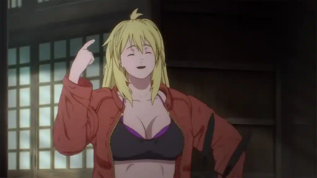 Scene from the Dorohedoro anime