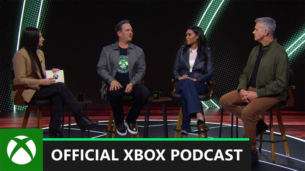 Phil Spencer, Matt Booty, Sarah Bond Xbox