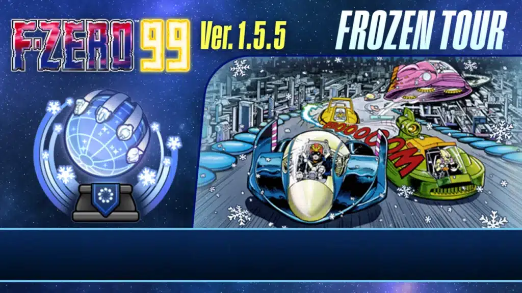 F-Zero 99 Update 1.5.5 und Frozen World Tour