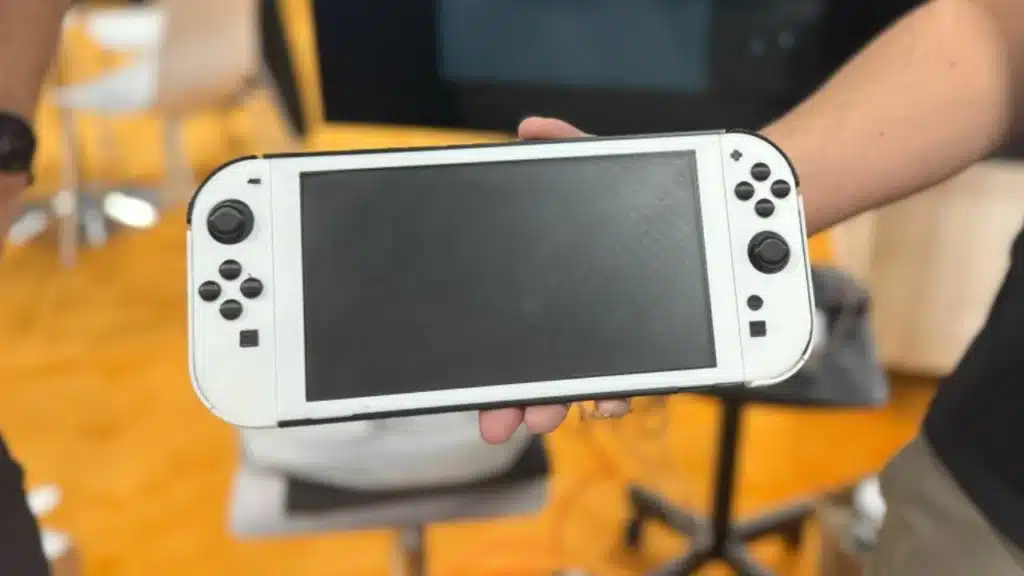 Nintendo Switch 2-Attrappe auf der CES 2025