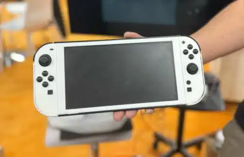 Nintendo Switch 2-Attrappe auf der CES 2025