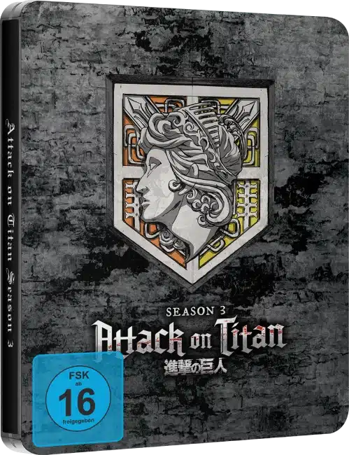 Attack on Titan - Staffel 3 - Gesamtausgabe - Steelbook - [DVD] - Limited Edition